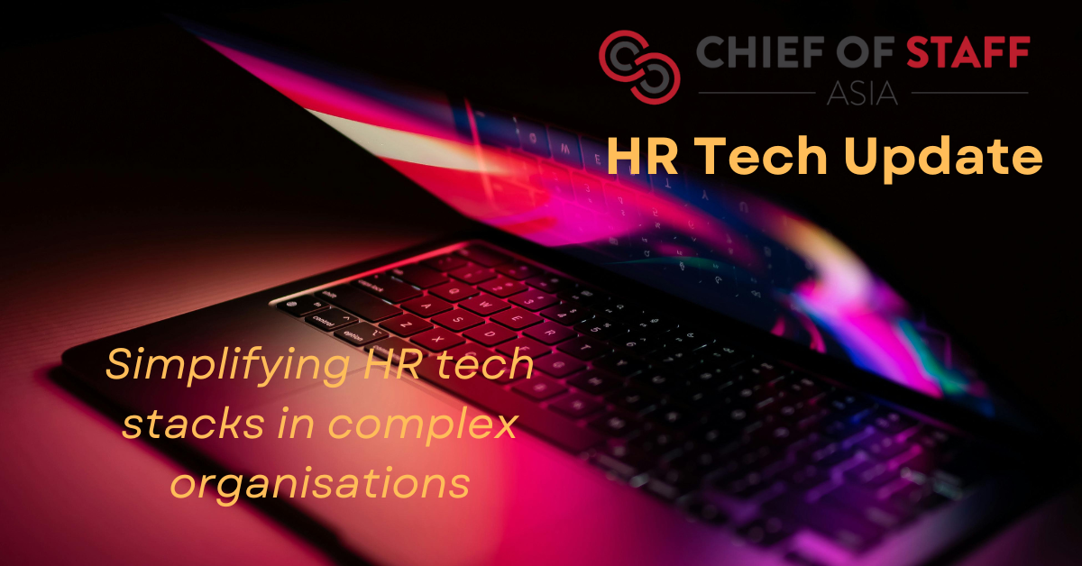 HR Tech Update: Simplifying HR tech stacks in complex organisations ...